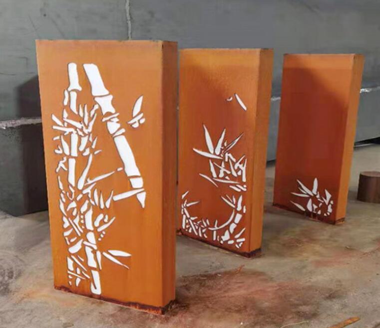 平凉锈钢板灯箱